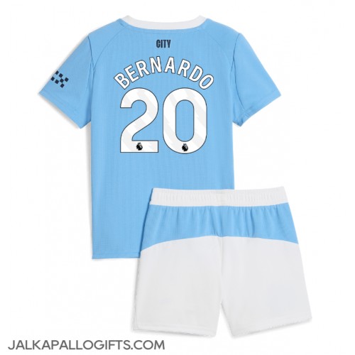 Manchester City Bernardo Silva #20 Koti Peliasu Lasten 2025-26 Lyhythihainen (+ Lyhyet housut)